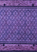 Machine Washable Abstract Purple Modern Area Rugs, wshabs4840pur