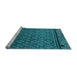 Sideview of Machine Washable Abstract Light Blue Modern Rug, wshabs4840lblu