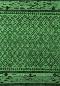 Abstract Emerald Green Modern Rug, abs4840emgrn