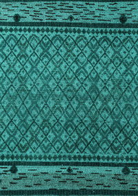 Abstract Turquoise Modern Rug, abs4840turq