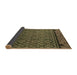 Sideview of Abstract Brown Modern Rug, abs4840brn