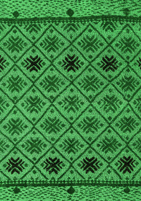 Abstract Green Modern Rug, abs4841grn