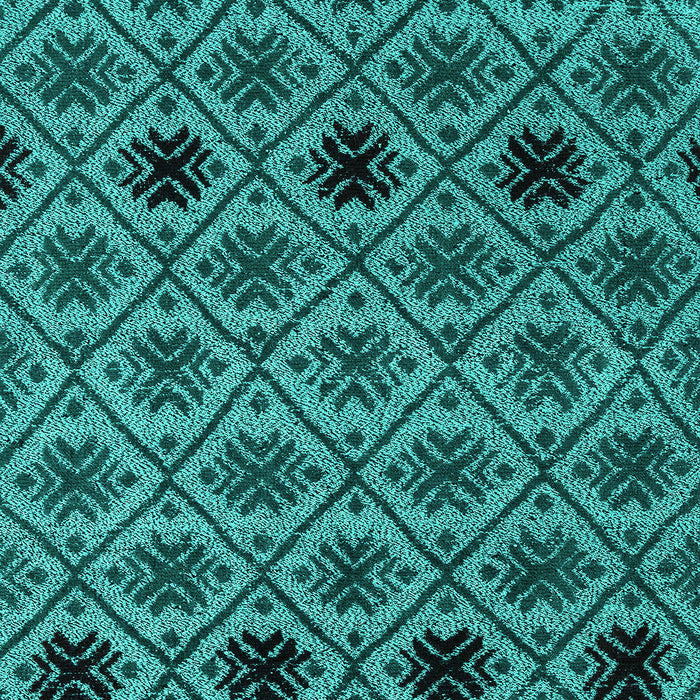 Machine Washable Abstract Turquoise Modern Area Rugs, wshabs4841turq