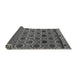 Sideview of Abstract Gray Modern Rug, abs4841gry