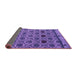 Sideview of Abstract Purple Modern Rug, abs4841pur