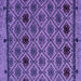 Square Machine Washable Abstract Purple Modern Area Rugs, wshabs4841pur