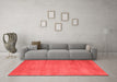 Modern Red Washable Rugs