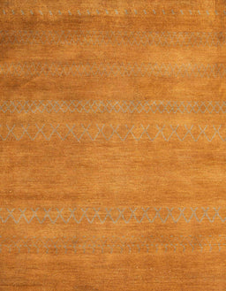 Abstract Orange Red Modern Rug, abs4842