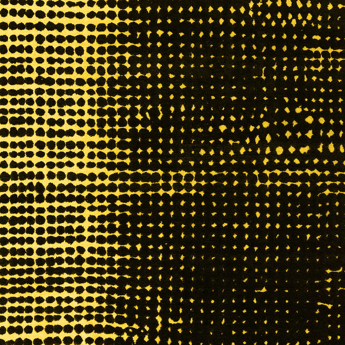 Machine Washable Abstract Yellow Modern Rug, wshabs4843yw