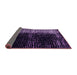 Sideview of Abstract Purple Modern Rug, abs4843pur