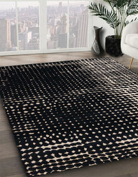 Abstract Sandstone Brown Modern Rug, abs4843