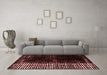 Modern Red Washable Rugs