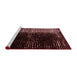 Modern Red Washable Rugs