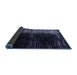 Sideview of Abstract Blue Modern Rug, abs4843blu