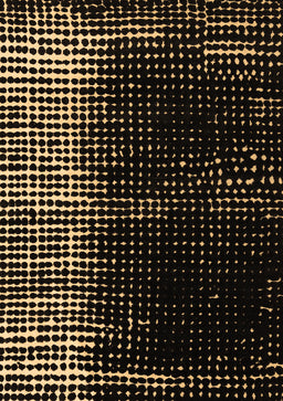 Abstract Brown Modern Rug, abs4843brn