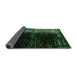 Sideview of Abstract Emerald Green Modern Rug, abs4843emgrn