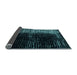 Sideview of Abstract Light Blue Modern Rug, abs4843lblu