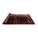 Abstract Red Modern Area Rugs