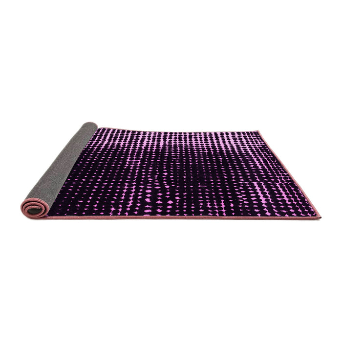 Sideview of Abstract Pink Modern Rug, abs4843pnk