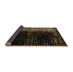 Sideview of Abstract Brown Modern Rug, abs4843brn