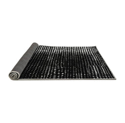 Sideview of Abstract Gray Modern Rug, abs4843gry