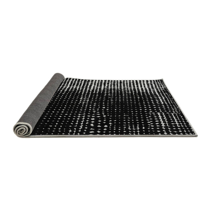 Sideview of Abstract Gray Modern Rug, abs4843gry