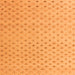 Square Solid Orange Modern Rug, abs4844org