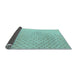 Sideview of Solid Light Blue Modern Rug, abs4844lblu