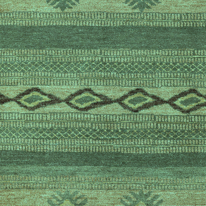 Machine Washable Abstract Turquoise Modern Area Rugs, wshabs4845turq