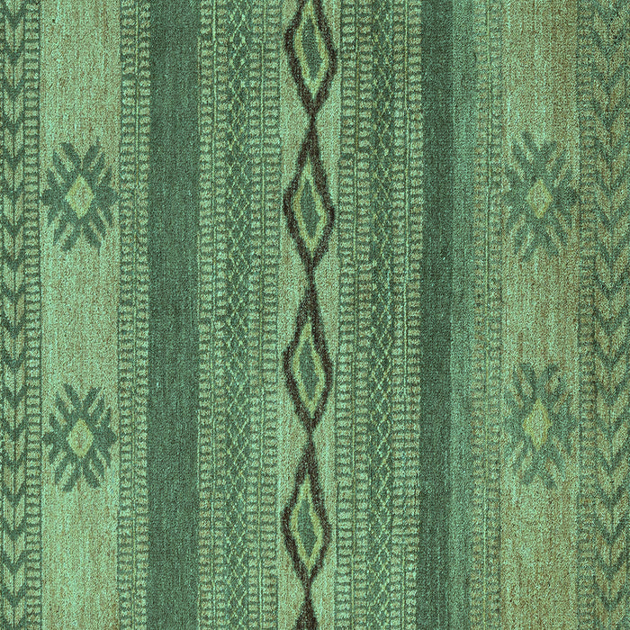 Square Machine Washable Abstract Turquoise Modern Area Rugs, wshabs4845turq