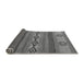 Sideview of Abstract Gray Modern Rug, abs4845gry