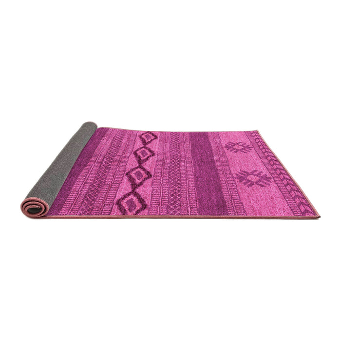 Sideview of Abstract Pink Modern Rug, abs4845pnk