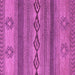 Square Abstract Purple Modern Rug, abs4845pur