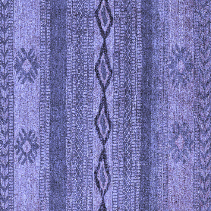 Square Abstract Blue Modern Rug, abs4845blu