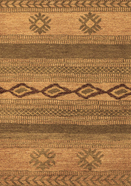 Abstract Brown Modern Rug, abs4845brn
