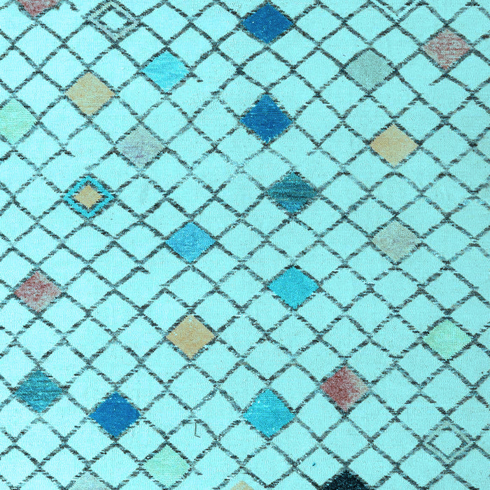 Solid Light Blue Modern Rug, abs4846lblu