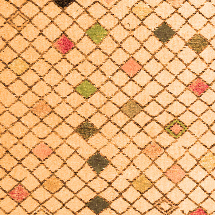 Solid Orange Modern Rug, abs4846org