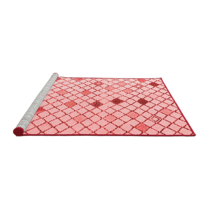 Modern Red Washable Rugs