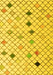 Solid Yellow Modern Rug, abs4846yw