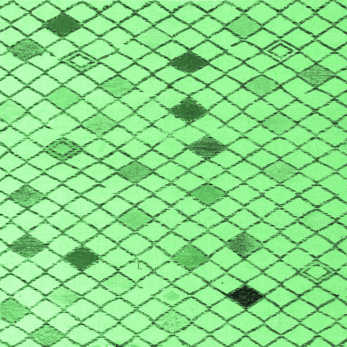 Square Solid Emerald Green Modern Rug, abs4846emgrn