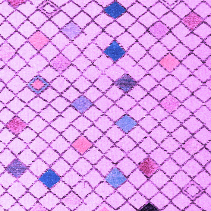 Machine Washable Solid Purple Modern Area Rugs, wshabs4846pur