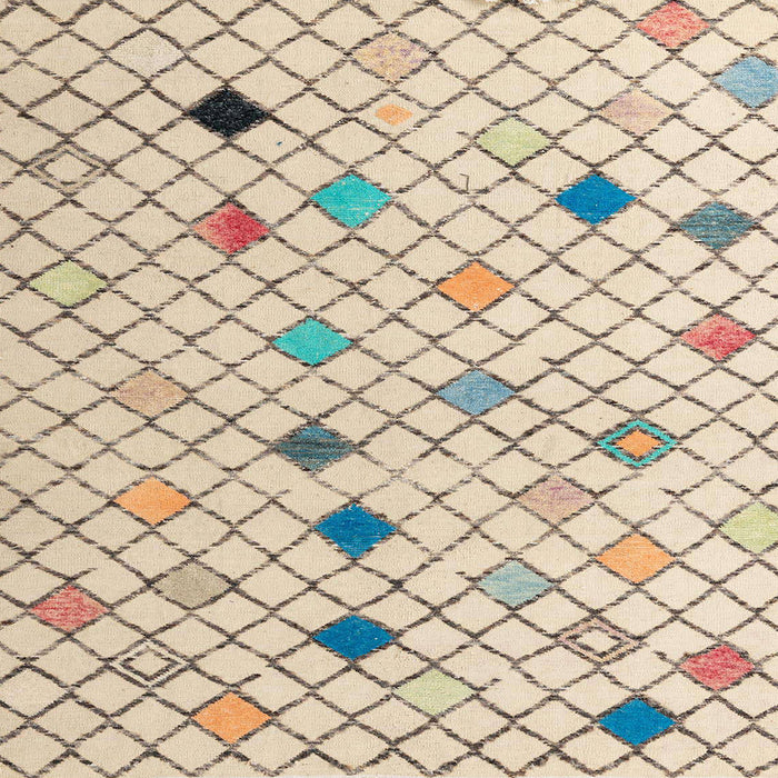 Square Abstract Camel Brown Solid Rug, abs4846