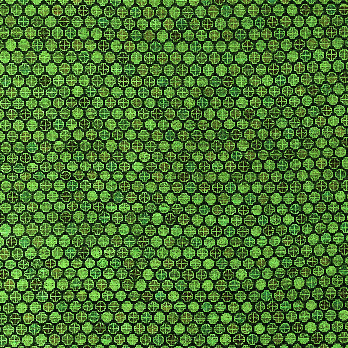 Machine Washable Abstract Green Modern Area Rugs, wshabs4847grn