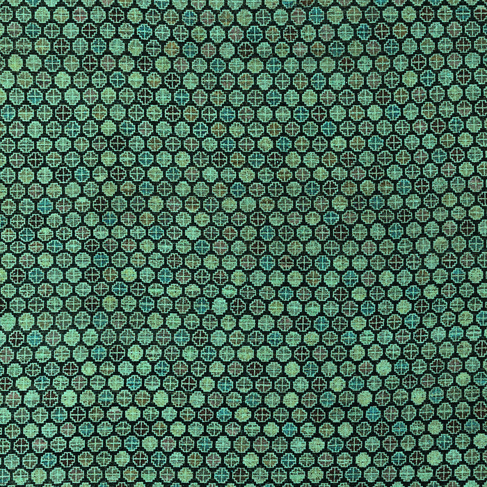 Abstract Turquoise Modern Rug, abs4847turq