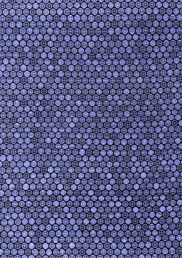 Abstract Blue Modern Rug, abs4847blu