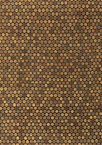 Abstract Brown Modern Rug, abs4847brn