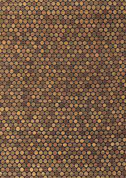 Abstract Brown Modern Rug, abs4847brn