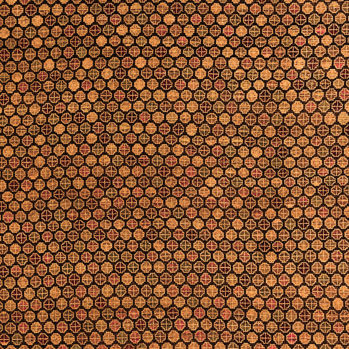 Abstract Orange Modern Rug, abs4847org