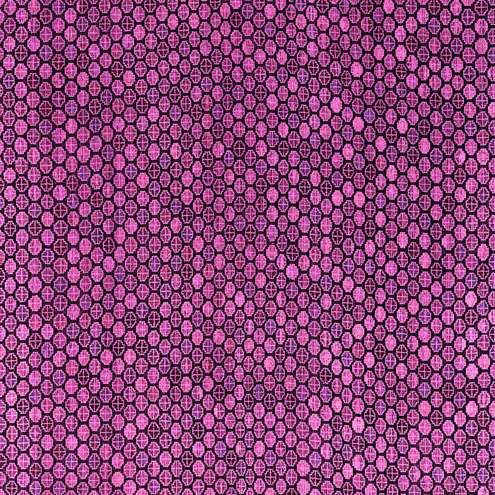 Square Machine Washable Abstract Pink Modern Rug, wshabs4847pnk