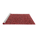 Modern Red Washable Rugs